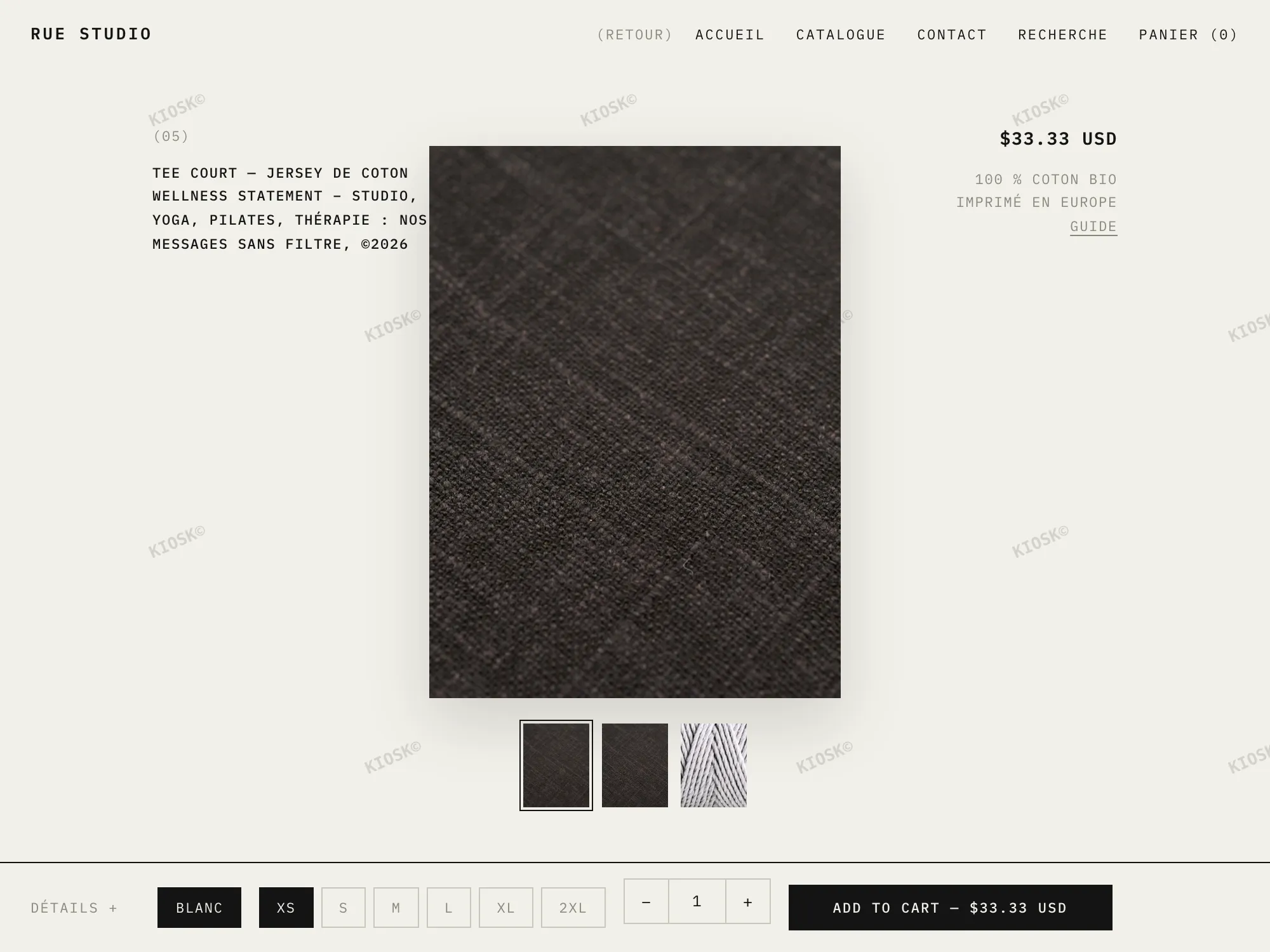 REVUE — page produit