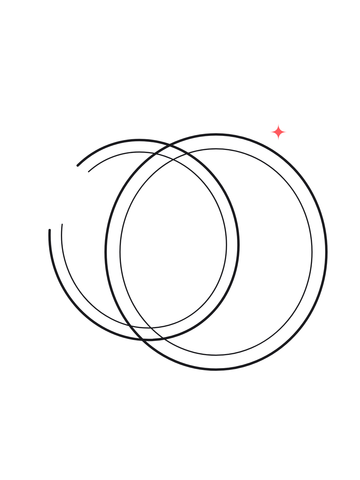 Sillage Duo — line drawing
